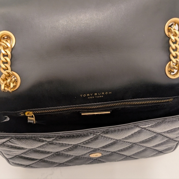 Tory Burch Black Willa Shoulder Bag (Large) - Picture 5 of 7